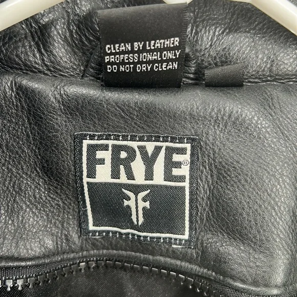 Vintage Men's FRYE Leather Jacket Medium